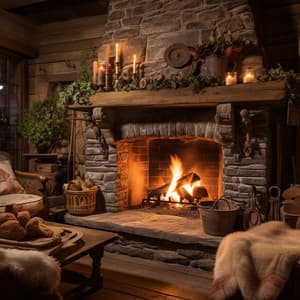 Ambiente De Trabajo Junto A La Chimenea: Melodías Productivas Binaurales - Latidos Binaurales Entretenimiento de Ondas Cerebrales