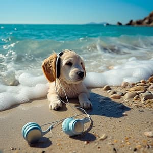 Ocean Trails: Dogs Peaceful Rhythms - ASMR Loops
