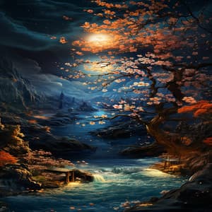 Magical River at Night - Restful Environment