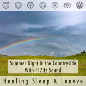 Summer Night In The Countryside With 417hz Sound - Healing Sleep