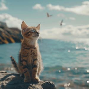 Río Relajante Para Mascotas: Ecos Suaves Del Agua - Terapia de naturaleza