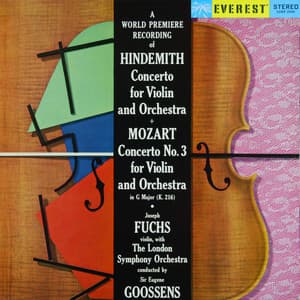 Hindemith: Violin Concerto & Mozart: Violin Concerto No. 3 - Wolfgang Amadeus Mozart