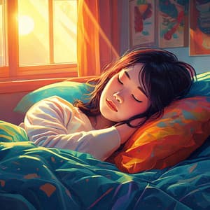 Peaceful Lofi Sleep Melodies for You - Harp Player