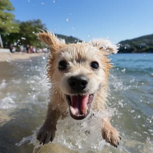 Patitas En El Coro Oceánico: Cadencia Dichosa De Las Mascotas - Tesoros del bosque