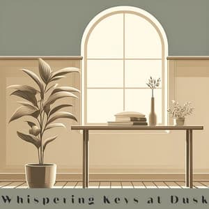 Whispering Keys at Dusk - Instrumental Piano Music Zone