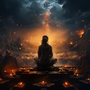 Yoga Con Temática De Fuego Y Sonido Binaural: Energía Vital - Guía Binaural