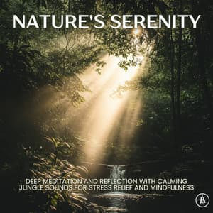 Nature's Serenity: Deep Meditation and Reflection with Calming Jungle Sounds for Stress Relief and Mindfulness - Meditation Music