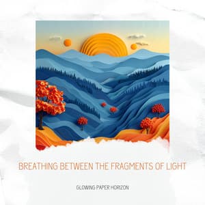 Breathing Between the Fragments of Light - Glowing Paper Horizon
