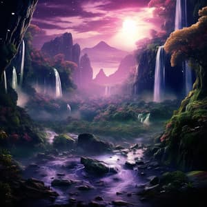 Melodic Falls Tranquility: Serene Relaxation - Wonderful Escape