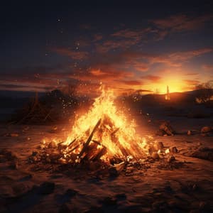 Baby's Firelight Lullaby: Gentle Soothing Tunes - Womb Sound