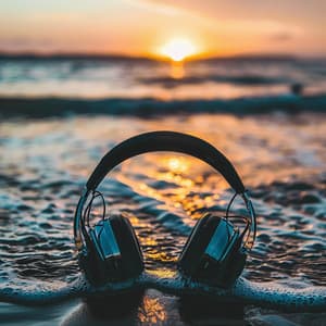 Binaural Tides: Oceanic Harmony - Maroon Skies