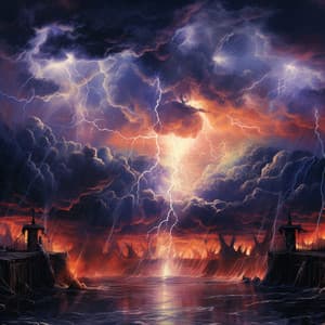 Thunder's Embrace: Relaxation Echoes - Granular Soundscape