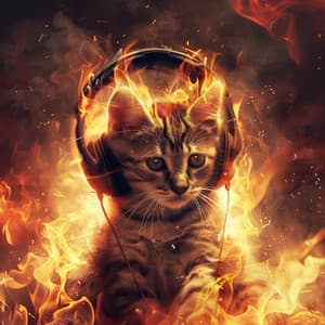 Cats Comfort: Melodic Fire Music - Cat Relax