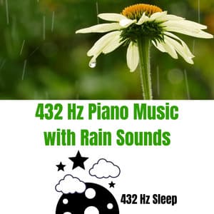 432 Hz Piano Music with Rain Sounds - 432 Hz Sleep
