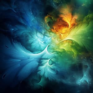 Melodic Inferno: Fire-infused Harmony - Natural Awakening