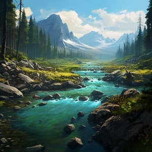 El Eco Reposado Del Agua: Ambiente De Sueño Profundo - Sonidos y susurros de la naturaleza