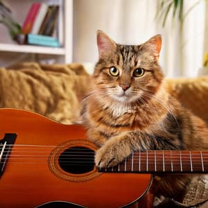 Calm Chords: Guitar Music for Cats - Lively Guitar Music
