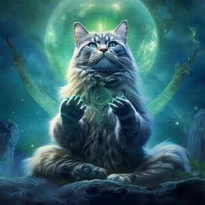 Harmonic Whiskers: Feline Melodies by the Sea - Worldwide Nature Studios