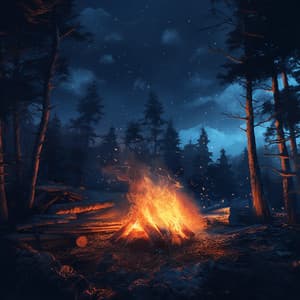 Crackling Campfire Ambiance - Mystical Nature Fire Sounds