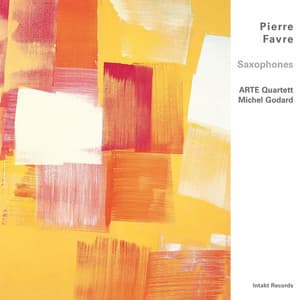 Saxophones - Pierre Favre