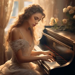 Exploración Serena Del Yoga Con Piano Lluvioso - Piano de salón suave