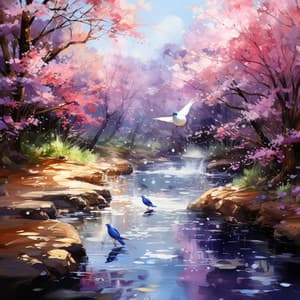 Armonías Que Fluyen: Felicidad De Serenidad Junto Al Río - Sonidos de la Naturaleza Relajacion