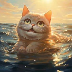 Nocturno De Alegres Momentos Oceánicos Para Gatos: Música Para Aliviar El Estrés - Sonidos nórdicos