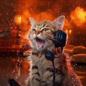 Music for Cats: Feline Fire Anthem - Cozy Space