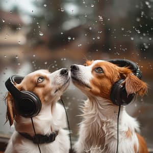 Binaural Rain: Dogs Relaxation Melodies - Music For Dogs