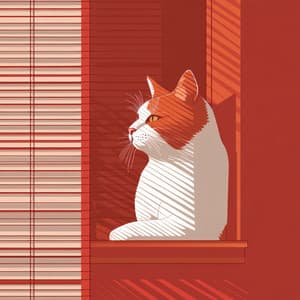 Poter og Pausen: Kattehjerters Drømmende Rige - Calm Music for Cats