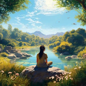 Tranquil Waterscapes: Meditative Melodies - Zen Mindwaves