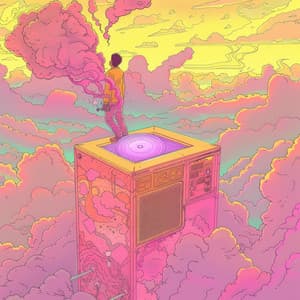 Rosarote Ruheoase: Eingelullt von den Sanften Klängen von Pinkem Rauschen - Weißen Rauschens