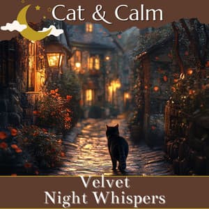 Velvet Night Whispers - Cat & Calm