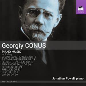 Conus: Piano Music - Georgy Eduardovich Conus