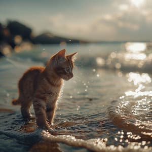 Ronroneos Del Océano: Melodías Calmantes Para Gatos - Música de gatito