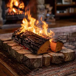 Canciones De Cuna Junto Al Fuego: Llamas Calmantes Para Viajes De Sueño Profundo - Sesiones de Sueño