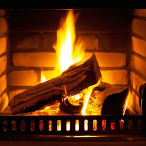 Burning Fireplace - Fire Sounds For Sleep