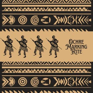 Ochre Marking Rite - Australian Tribe