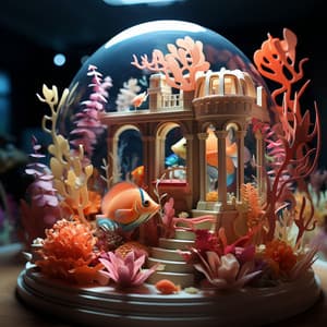 Música Para Aliviar El Estrés: Coral De Mascotas Bajo El Agua - Bosque ambiental