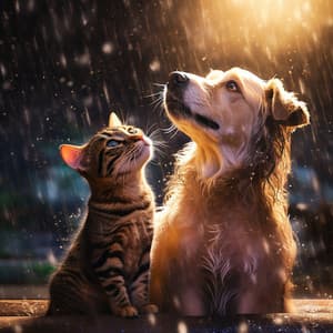 Rain Serenity: Pets Soothing Harmony - Music for Cats and Dogs