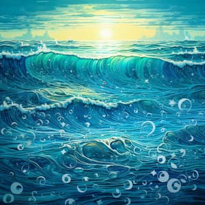 Ocean Ripples Harmony: Musical Seascape - Soothing Waves Of Nerja