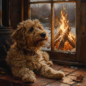 Serenidad Junto Al Fuego Para Perros: Calidez Para Aliviar El Estrés - Música Para Dormir A Los Perros