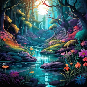 Music for Stress Relief: Moonlit River's Soothing Aria - Underwater Sound