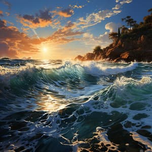 Cadena De Concentración Oceánica Para Estudios Académicos: Música Para Aliviar El Estrés - Estudios de la naturaleza en todo el mundo