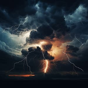 Relaxation with Thunder: A Nature's Symphony - Instrumental Christian Songs