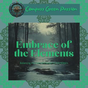 Embrace of the Elements: Balancing the Fires of Passion in Still Waters - Compass Green Passion