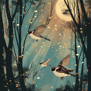 Der Flügelschlag im Wald der Erhebung - Waldgeräusche