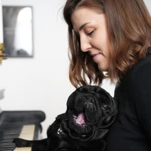 Melodic Doggy Haven: Piano Music for Tranquil Time with Dogs - Coffee Shop Piano Jazz Playlist