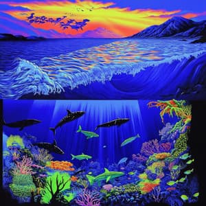 #01 The Deep Blue Experience, A Journey Through the Ocean's Depths - Ocean Sounds