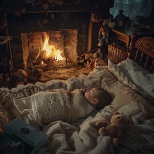 Cuna Del Fuego: Cálido Abrazo Para El Sueño Del Bebé - Musica Para Bebes Durmiendo